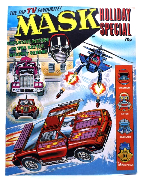 MASK (M.A.S.K.) UK-Comic Magazine Holiday Special (1987): The Golden Ghost